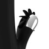 Black&silver- nyuszi rotációs vibrátor – prémium intim kozmetikum